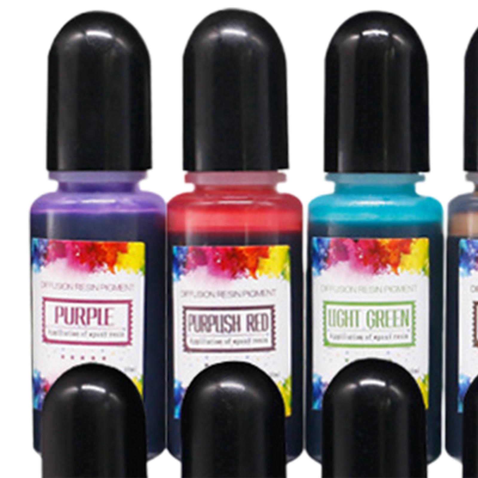 Resin Pigment Alcohol Ink - 24 szt. Tuszy alkoholowych Pigment do