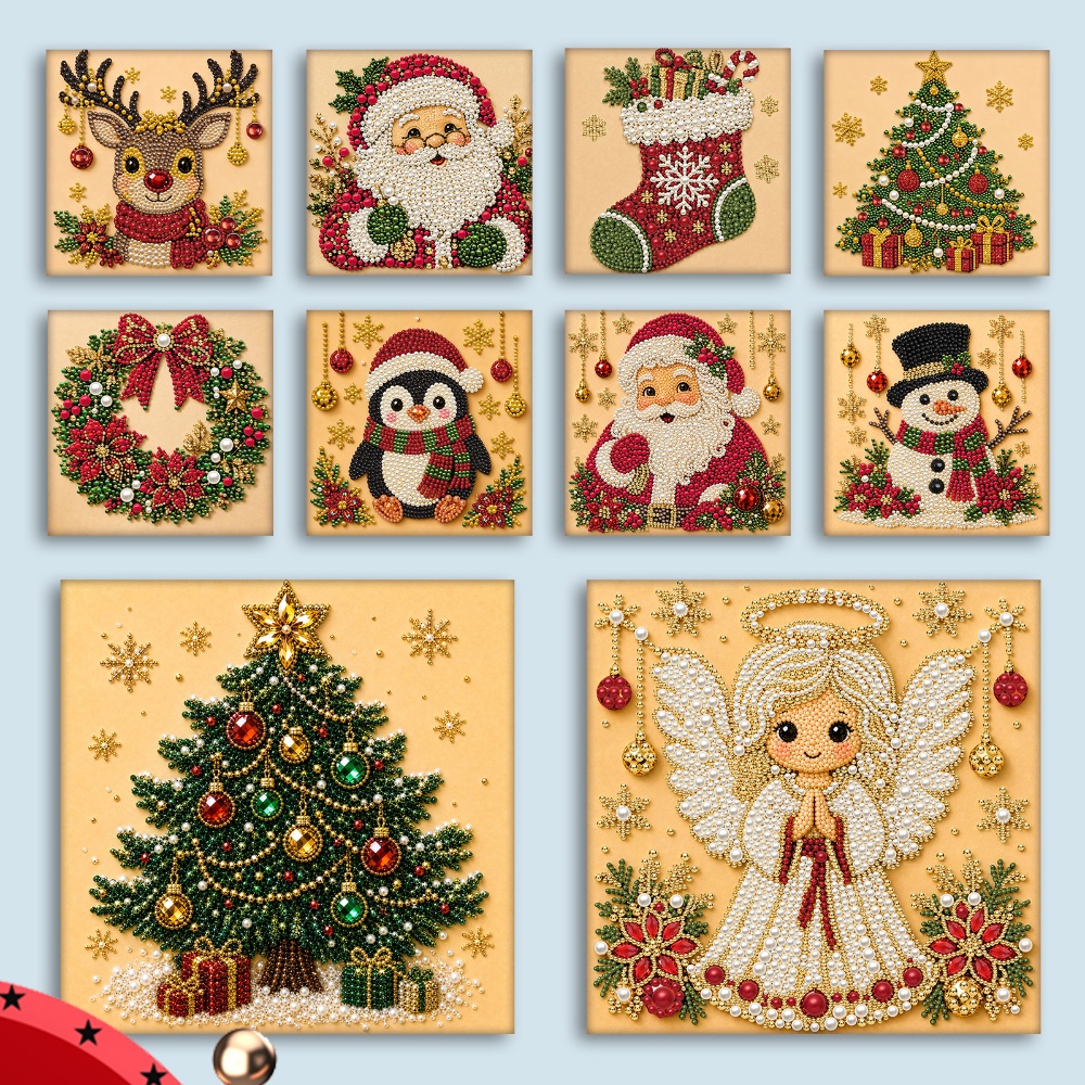 Resin Art Diy - Świąteczne dekoracje DIY Święty Mikołaj Bałwan