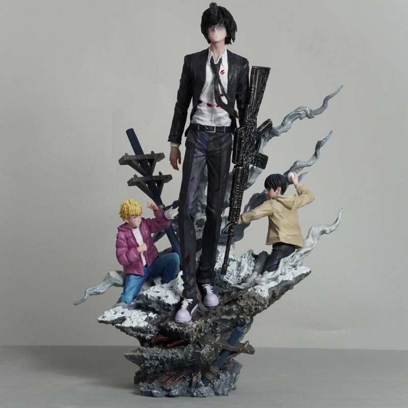 Resin Art Toys - Figurka Anime Chainsaw Man Gun Devil