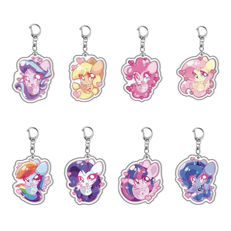 Resin Art Toys - Breloczek Akrylowy My Little Pony Anime,