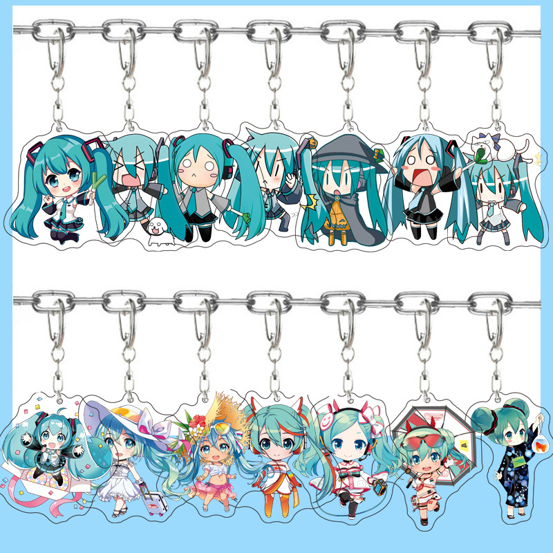 Resin Art Toys - Figurka akrylowa Hatsune Miku Anime, uroczy