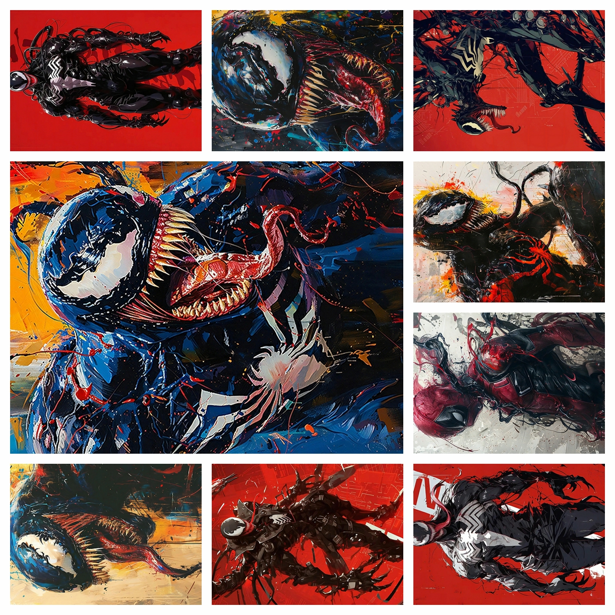Anime Marvel Venom Spider-Man  – Resin Art Diy recenzja i cena