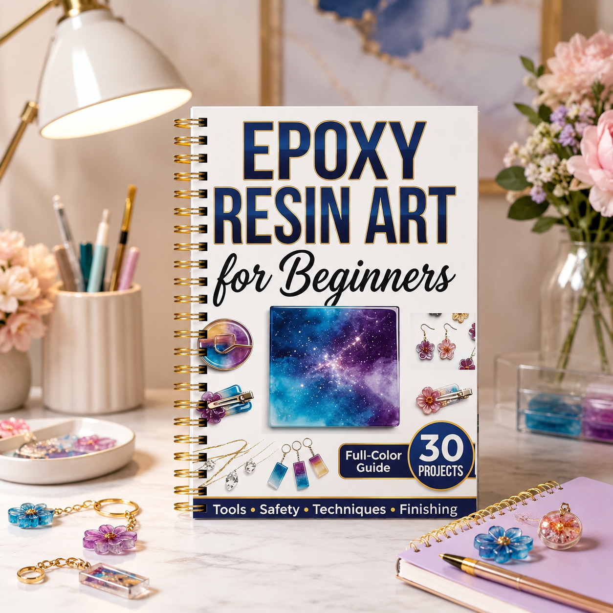 Wprowadzenie do spiralnego prz – Resin Art Guide Free recenzja i cena