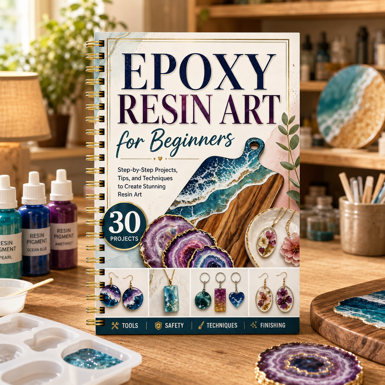 Sztuka z żywicy epoksydowej dl – Resin Art Guide Free recenzja i cena