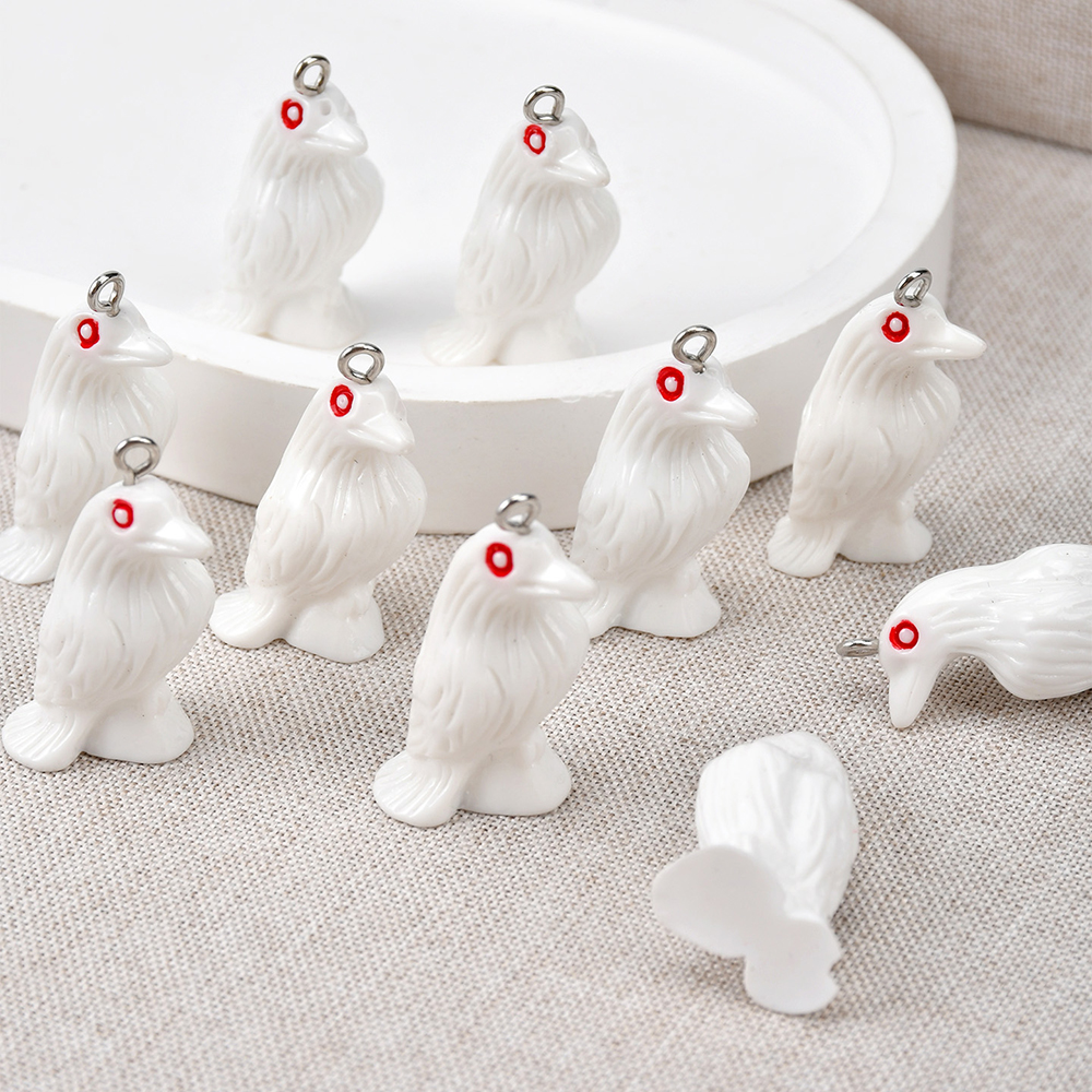 10 szt. Czarne zawieszki z żyw – Resin Art Keychain recenzja i cena