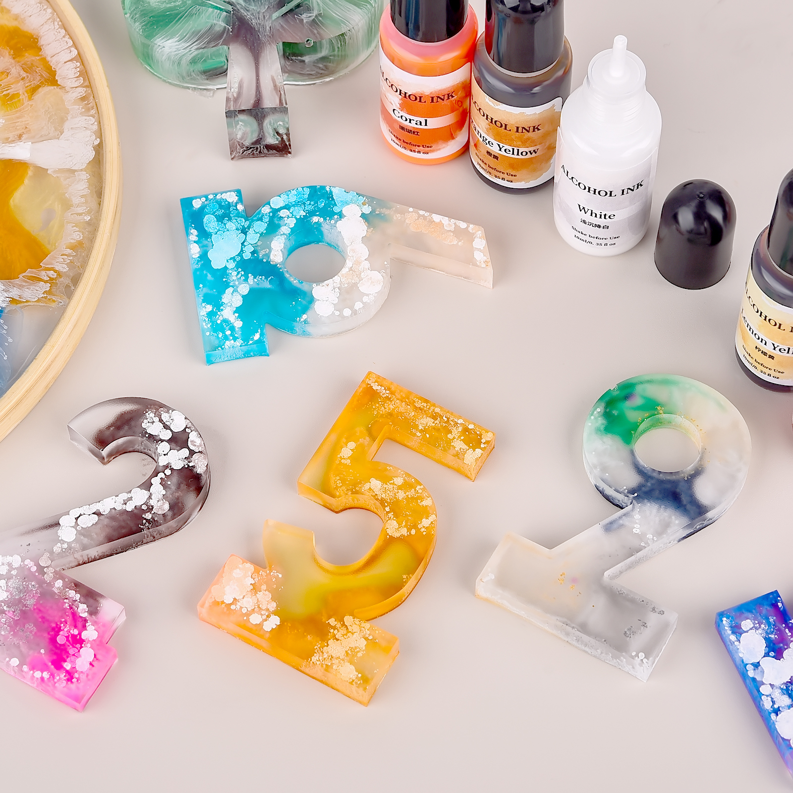 1 zestaw Art Ink Alcohol Zesta – Resin Pigment Alcohol Ink recenzja i cena