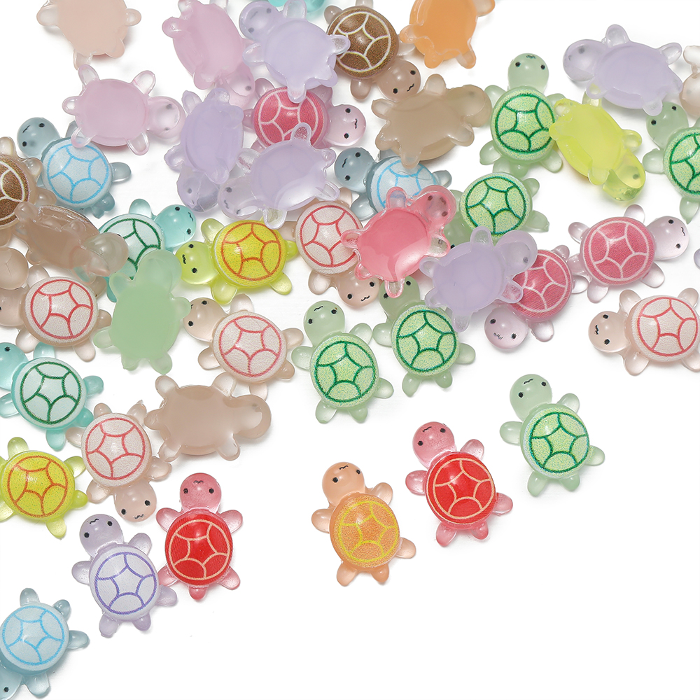 10 sztuk/partia Mini Żółwie Mo – Resin Art Keychain recenzja i cena