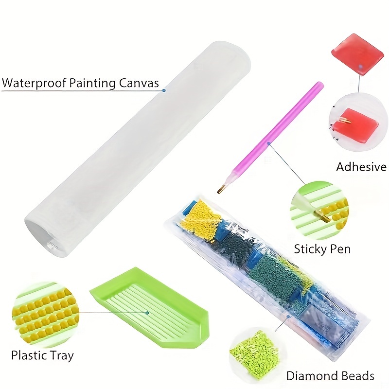 DIY diamentowe malowanie okrąg – Resin Art Canvas recenzja i cena