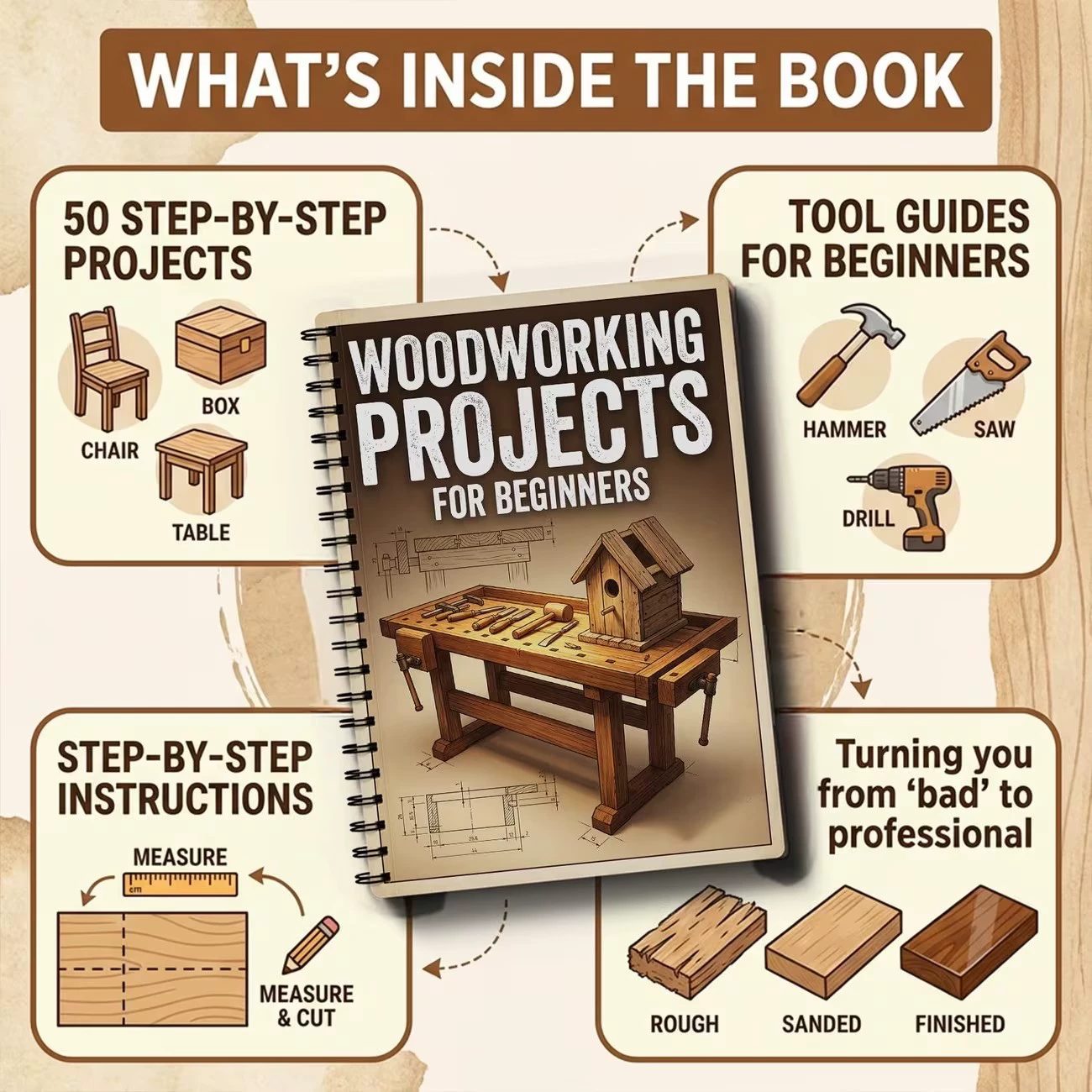 Książka z projektami stolarski – Resin Art Made Simple Book recenzja i cena