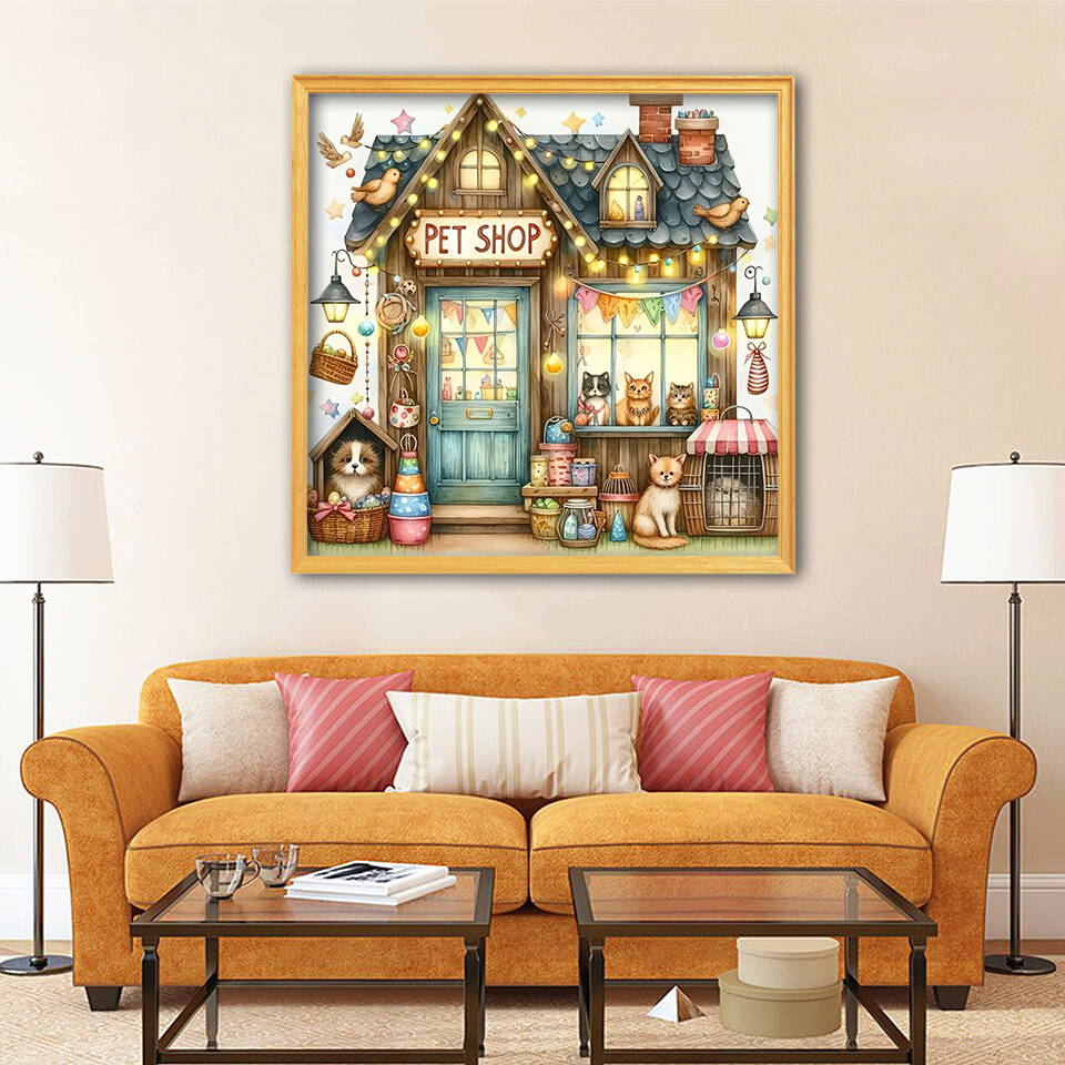 1 szt. bezramkowy obraz diamen – Resin Art Canvas recenzja i cena