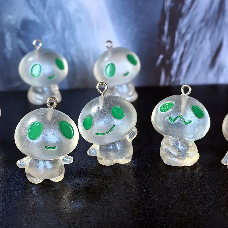 7 szt. Świecące w ciemności ży – Resin Art Keychain recenzja i cena