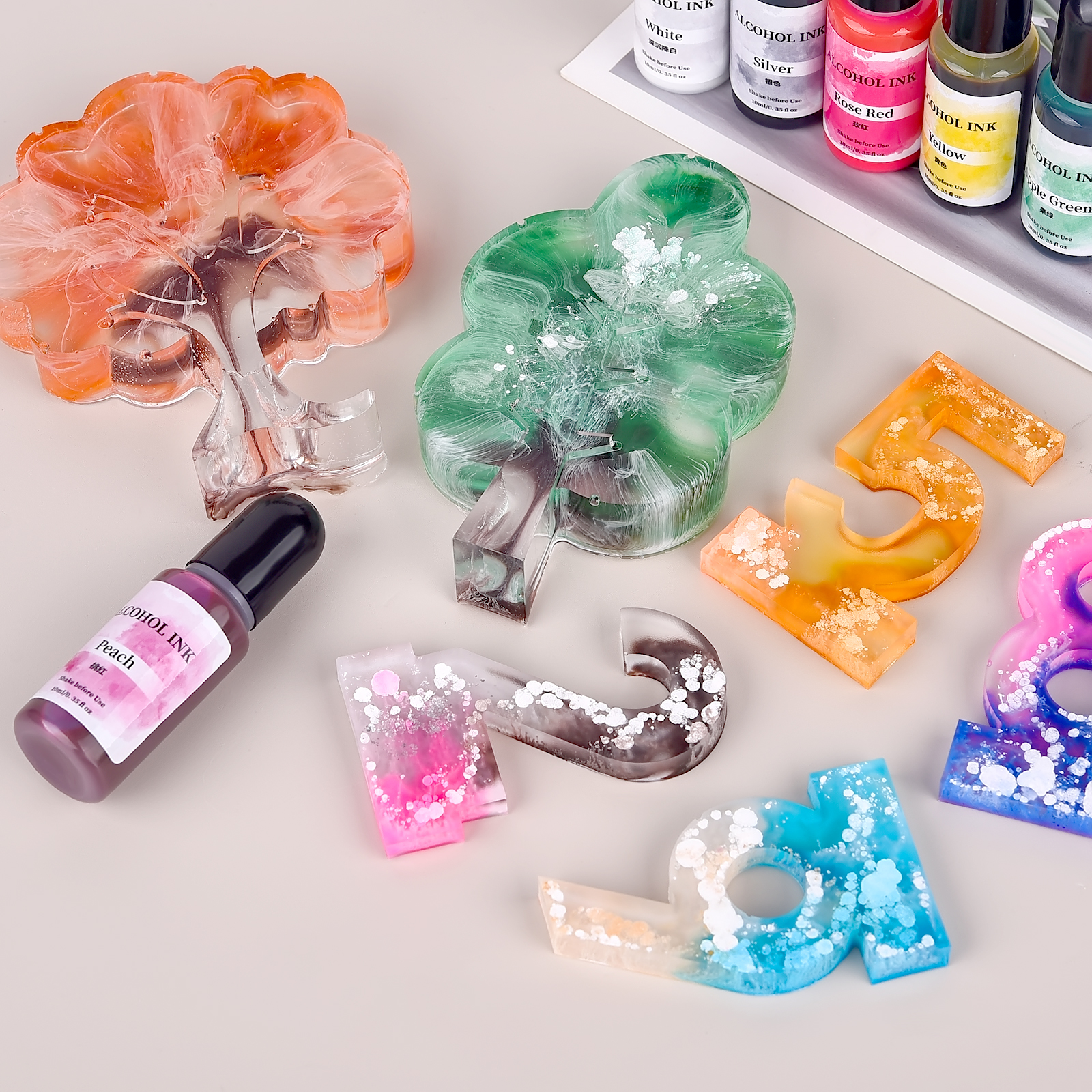 10ml Barwnik do żywicy epoksyd – Resin Pigment Alcohol Ink recenzja i cena
