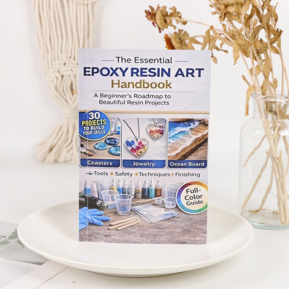 Książka o rękodziele z żywicy  – Resin Art Guide Free recenzja i cena
