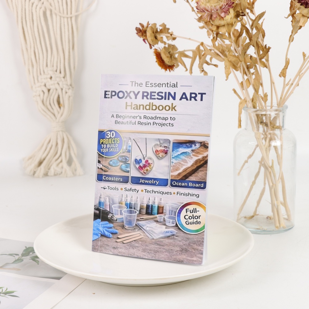 Książka o rękodziele z żywicy  – Resin Art Guide Free recenzja i cena