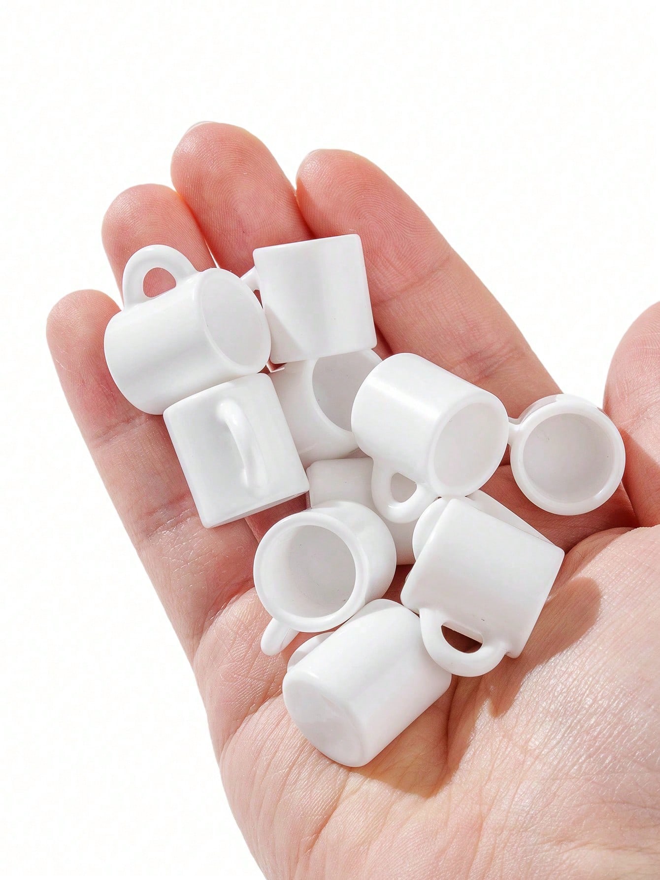 10 szt. Miniaturowe białe kubk – Resin Art Toys recenzja i cena